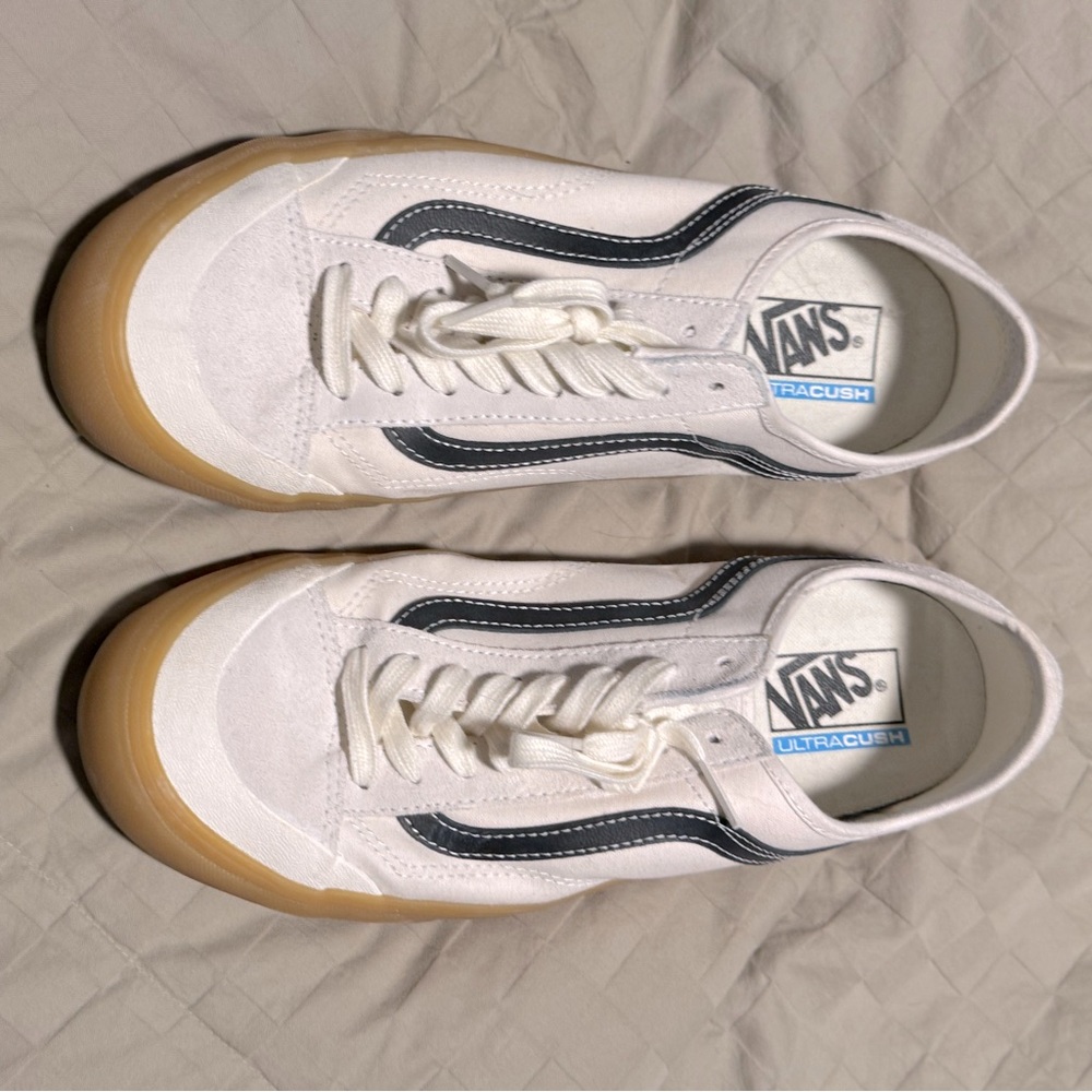 Vans 36 Decon SF Sneakers Shoes Marshmallow/Gum/Blue Men's 10.5 US